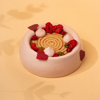 Торта Шамфъстък и Малина