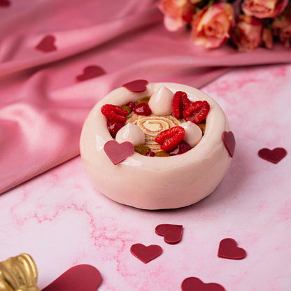 Торта „Малина и Шамфъстък“